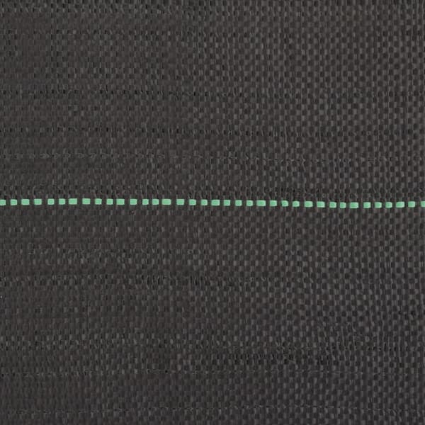 Ogräsmatta svart 1,5x25 m PP