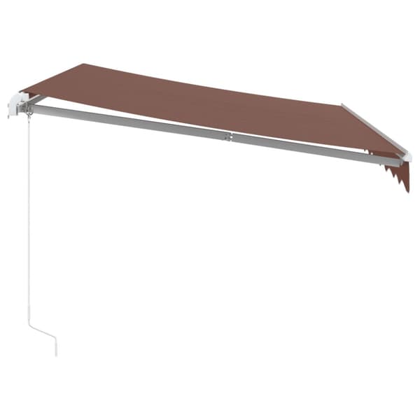 Markis manuellt infällbar 300x250 cm brun