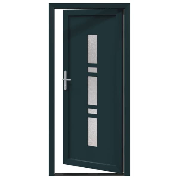 Framdörr 108 x 208 cm PVC Antracit