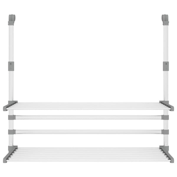 Torkställ för balkong 89x25x (60-95) cm aluminium