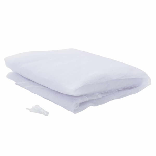 Trädgårdsmyggnät 156 Mesh Vit 3 x 6 x 2,5 m Polyester