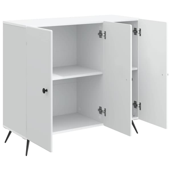 Sideboard Vit 89 x 34,5 x 80 cm Konstruerat trä
