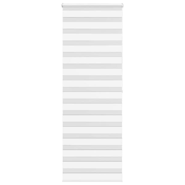 Rullgardin zebra vit 80x200 cm tyg bredd 75,9 cm polyester