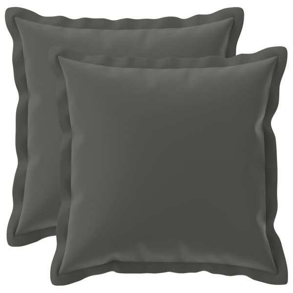 Kuddöverdrag 2 st HOUTEN Antracit 40 x 40 cm Polyester