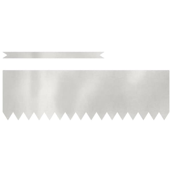 Kant för gräsmatta 30 pcs Silver 100 x 0,05 x 20 cm
