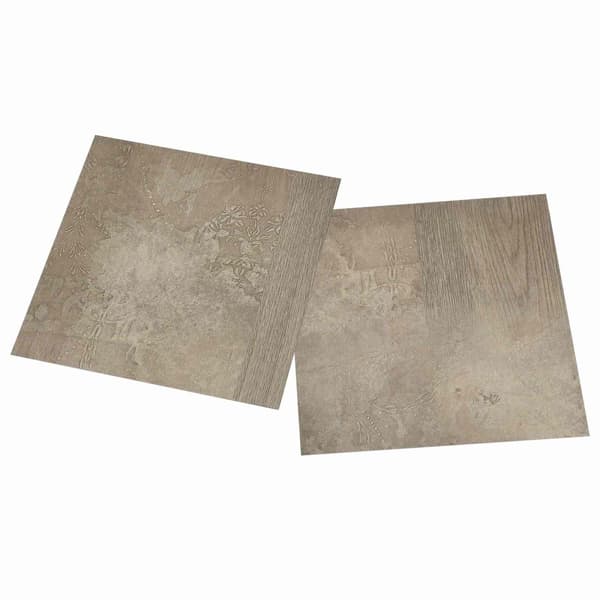 Golvplankor 55 pcs Grå 5,11 m² PVC