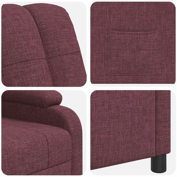 Recliner Lila Tyg
