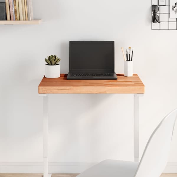 Bordsskiva 60x40x4 cm rektangulär massivt bokträ