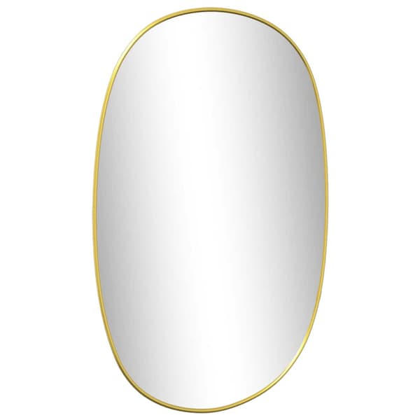Väggspegel guld 60x40 cm