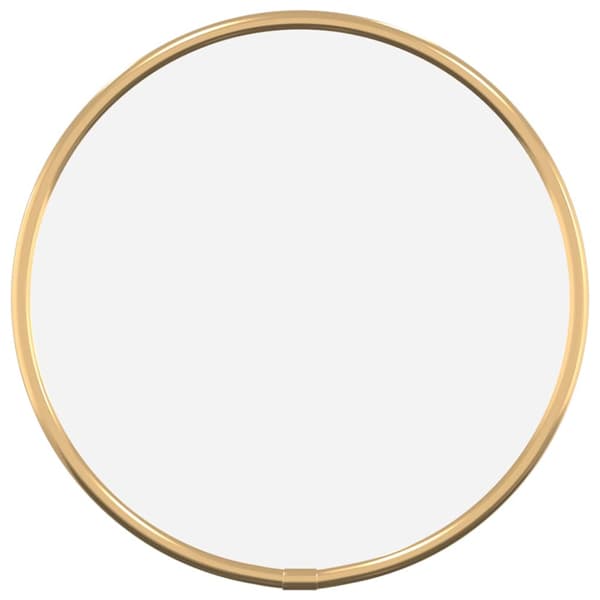 Väggspegel guld Ø 20 cm rund