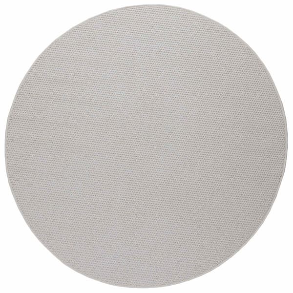 Områdesmattor Rund LUGO Kräm Ø 120 CM Polyester