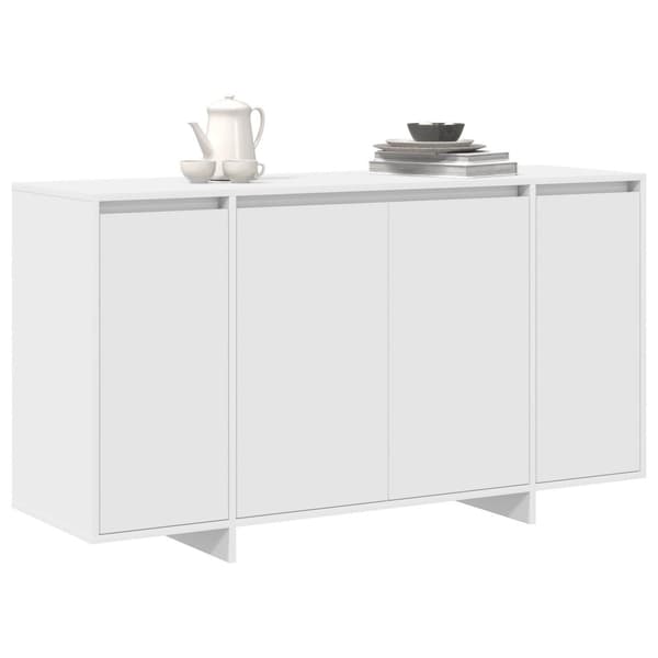 Sideboard Vit 135 x 41 x 75 cm Konstruerat trä