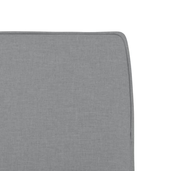 Loungestol grå 52x75x76 cm tyg