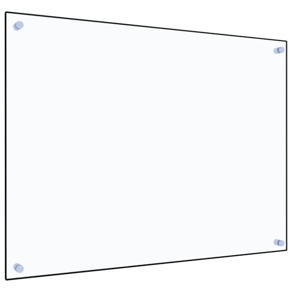 Stänkskydd transparent 80x60 cm härdat glas