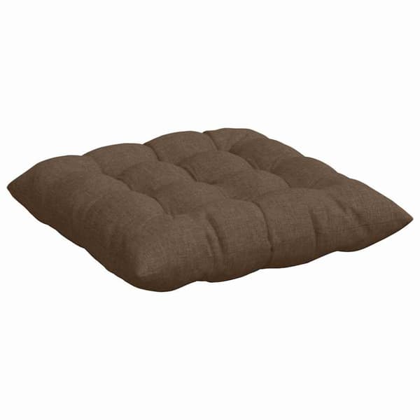 Sittkuddar 4 pcs Brun 40 x 40 x 6 cm tyg
