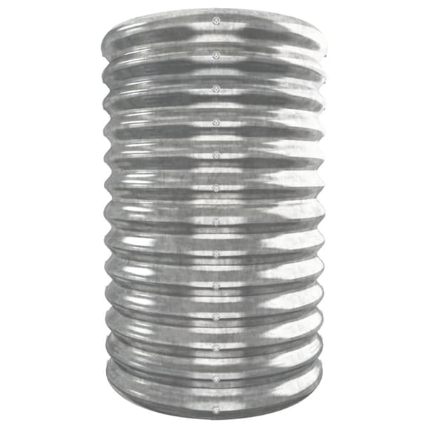 Odlingslåda galvaniserat stål 332x40x68 cm silver