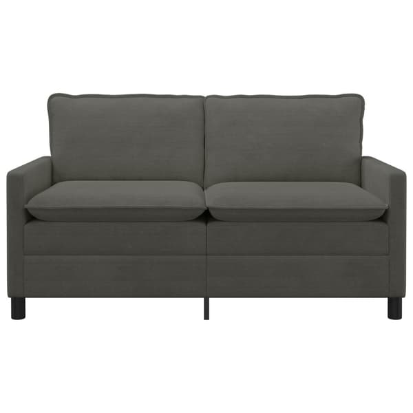 Soffa Mörkgrå 156 x 81 x 87,5 cm Tyg