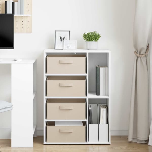 Sideboard med låda Vit 60 x 33,5 x 84 cm