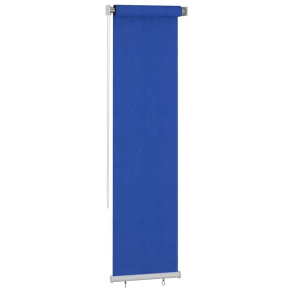 Rullgardin utomhus 60x230 cm blå HDPE
