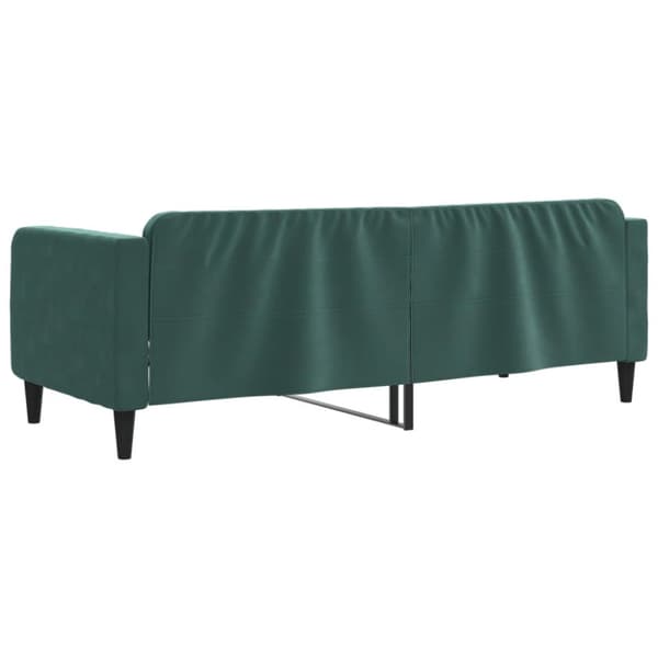 Dagbädd mörkgrön 80x200 cm sammet