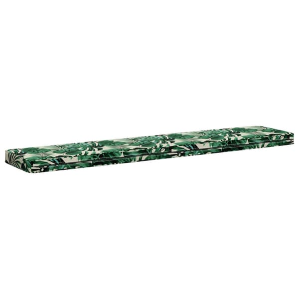 1-delad Bänk Kudde VUGHT 100% Polyester Bladmönster