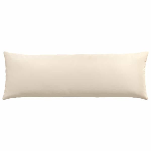 Sofakuddar 2 pcs Beige 120 x 40 cm tyg