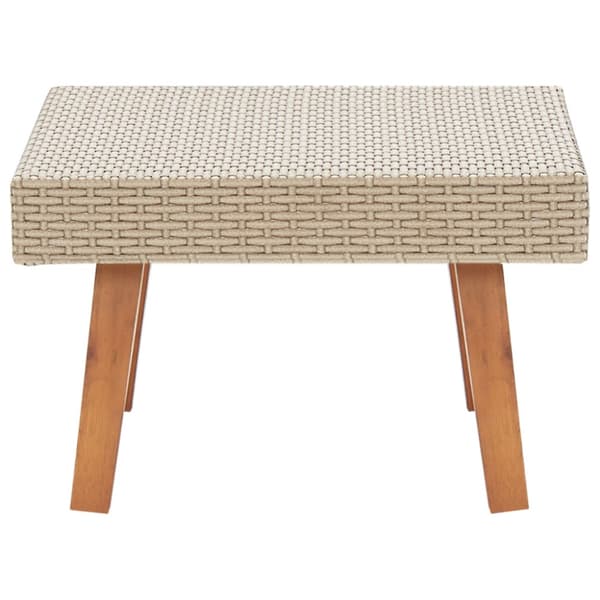 Trädgårdsbord konstrotting beige