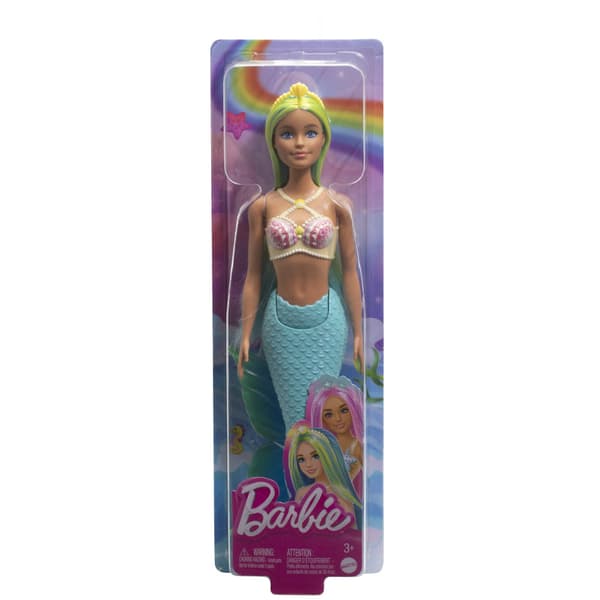 Barbie sjöjungfru blå/grön