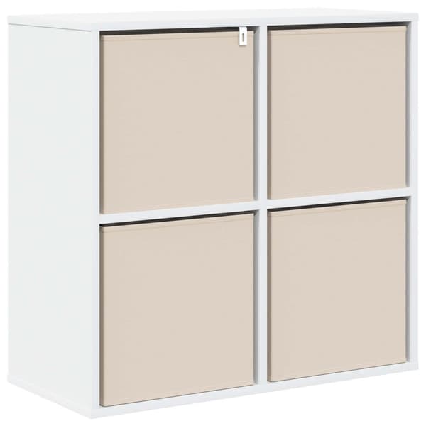 Sideboard med låda Vit 68,5 x 32 x 67 cm