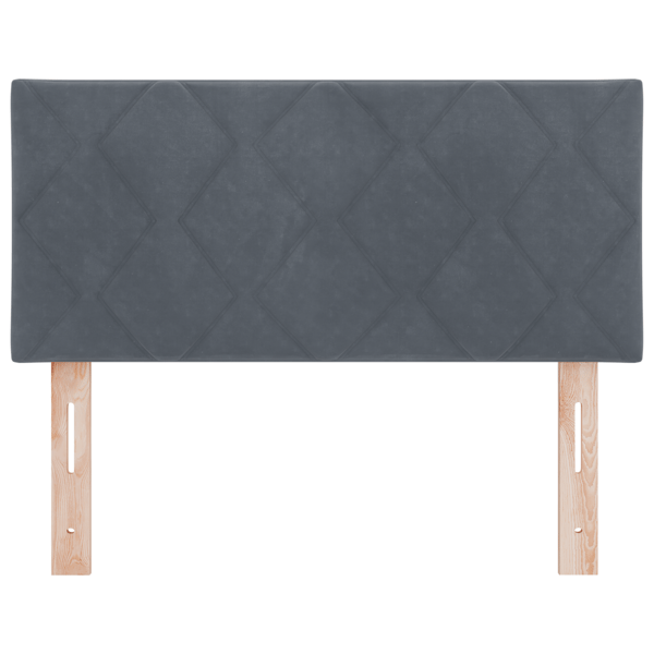 LED huvuddyna Mörkgrå 90 cm Sammet