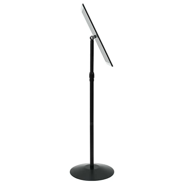 Pedestal affischställ Silver a3 PVC och stål