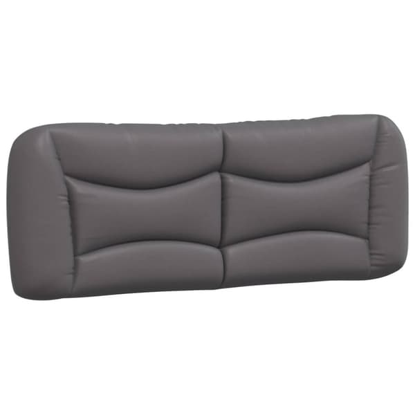 Bed Frame with LED without Mattress "Hvar" Grey 140x200 cm
