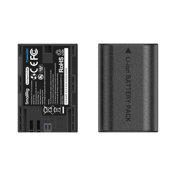 SmallRig 5409 Camera Battery and Charger Kit for Canon LP-E6P