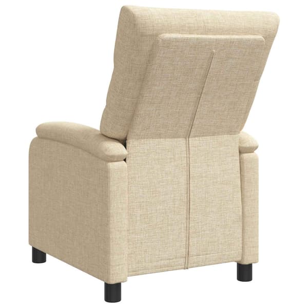 Recliner Gräddvit Tyg
