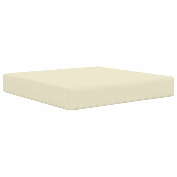 Utomhus Soffa Kudde Kräm 60 x 60 x 8 cm Polyester