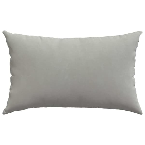 Sofakuddar 2 pcs Ljusgrå 50 x 30 cm tyg