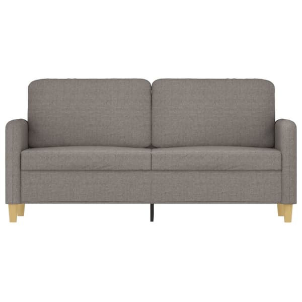 2-sitssoffa taupe 140 cm tyg