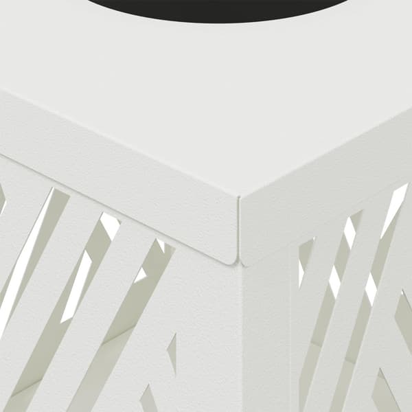 Solar LED Stig Ljus 2 pcs Vit Kallvalsat stål