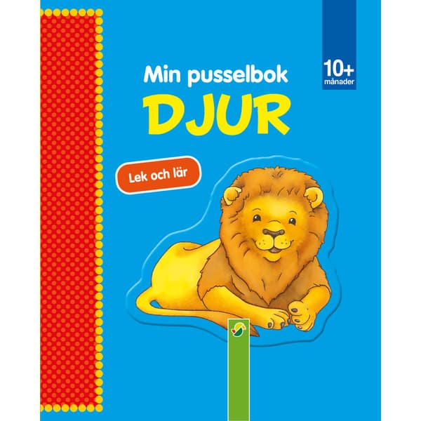 Min pusselbok djur (bok, board book)