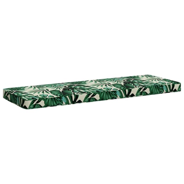 2-delade Bänk Kuddar VUGHT 2 st 100% Polyester Bladmönster
