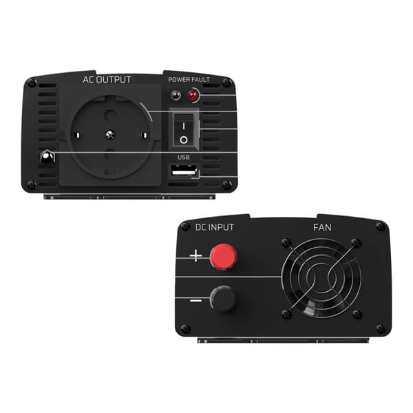 Green Cell INV04DE - DC-AC-omriktare - 500 watt