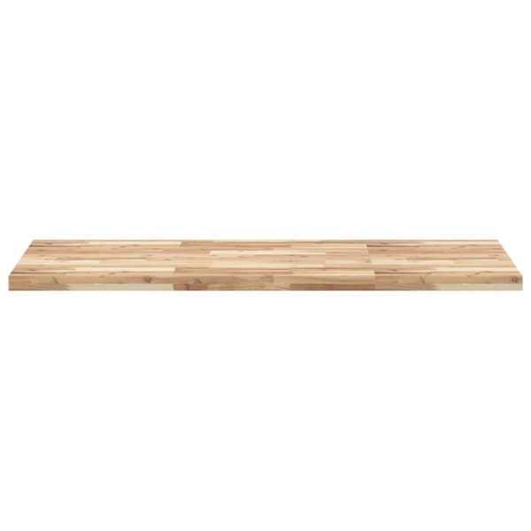 Bordsskiva rektangulär 140x60x4 cm massivt akaciaträ