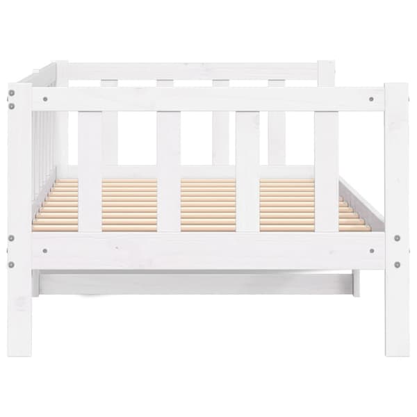 Dagbädd vit massiv furu 90x200 cm