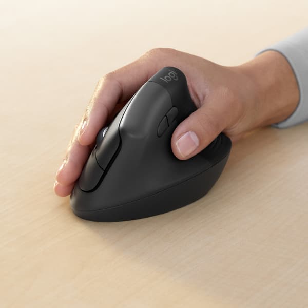 Logitech Lift for Business datormöss högerhand Trådlös RF + Bluetooth Optisk 4000 DPI