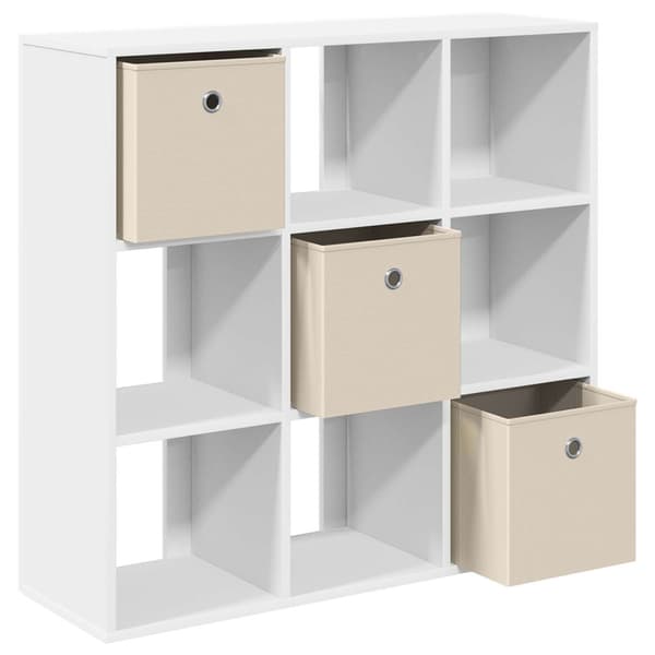 Sideboard med låda Vit 88,5 x 29 x 84,5 cm