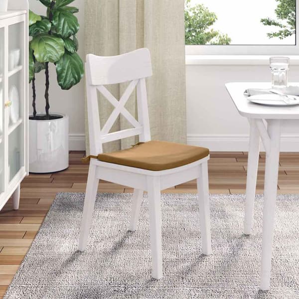 Sittkuddar 4 pcs Brun 40 x 40 x 3 cm Sammet