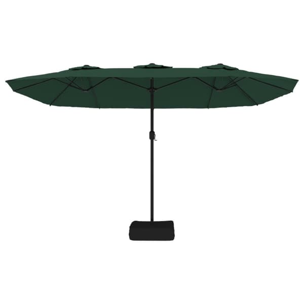 Parasoll dubbelt grön 449x265 cm