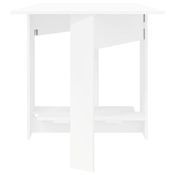 Matbord 138 x 70 x 73,5 cm Konstruerat trä Vit Rektangulär