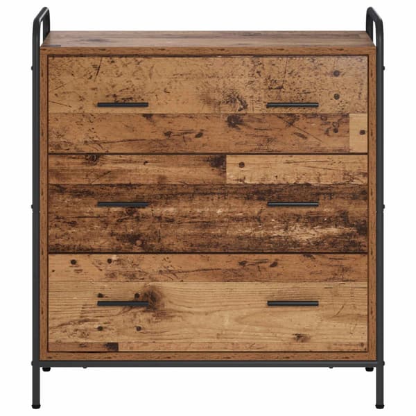 Sideboard Gammalt trä 97 x 33 x 81 cm Konstruerat trä