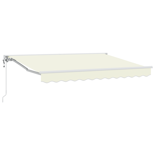 Markisram Kräm 300 x 200 cm Polyester med PU-beläggning